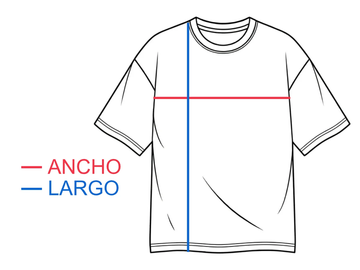 Esquema Playera Oversize
