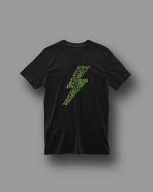 Trueno Verde playera negra